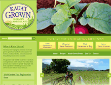 Tablet Screenshot of kauaigrown.org